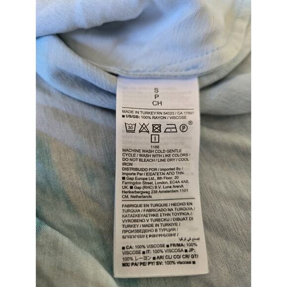 Banana Republic Jessie Satin Midi Dress Women Small TieDye Goddess Boho Ethereal - Picture 6 of 10